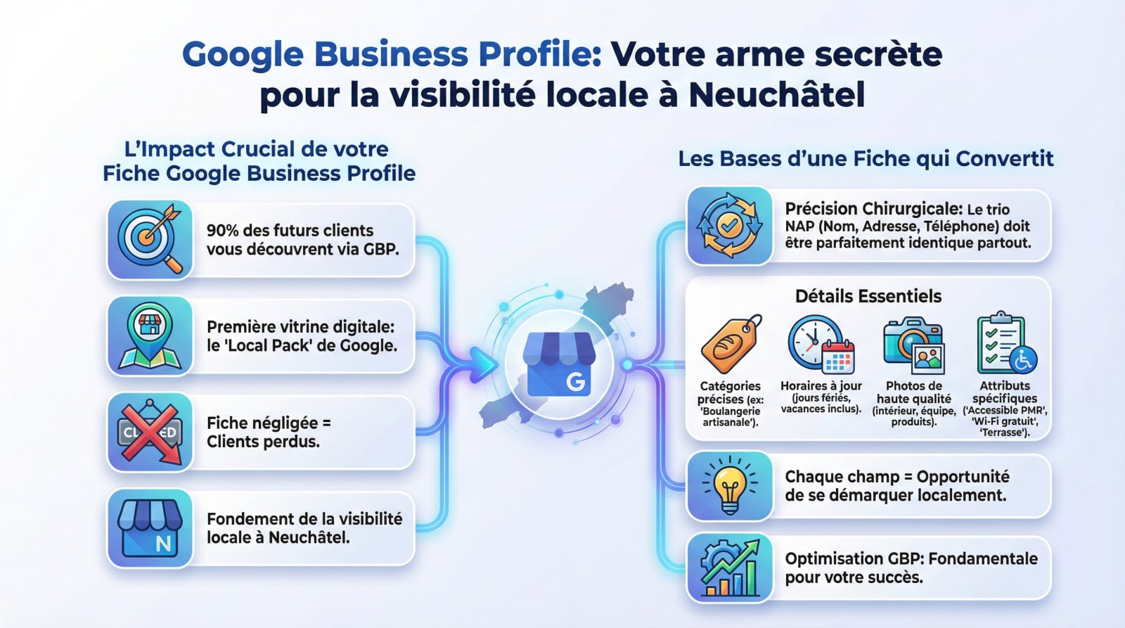 <strong>Optimisation fiche Google Business Profile pour la visibilité locale</strong>