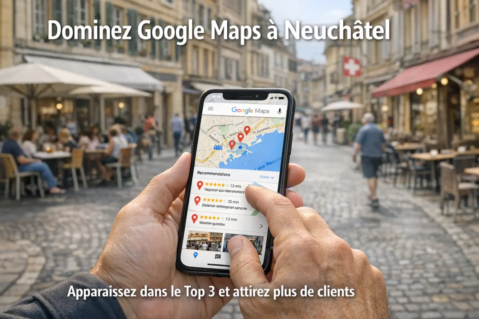Dominez google map à Neuchâtel